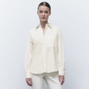 NWT ZARA FINE-WALED CORDUROY SHIRT